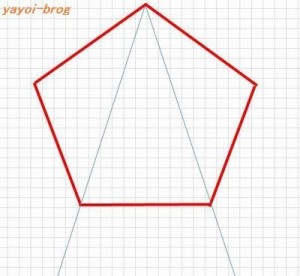 星型の書き方の一番簡単な方法は 五角形をコンパスと分度器で作るには 四季のメモノート