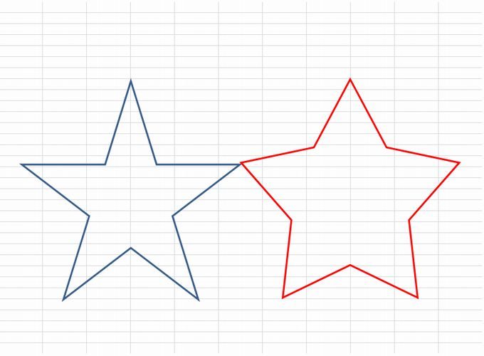 星型の書き方の一番簡単な方法は 五角形をコンパスと分度器で作るには 四季のメモノート