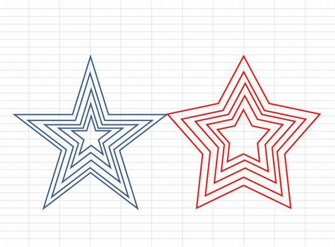 星型の書き方の一番簡単な方法は 五角形をコンパスと分度器で作るには 四季のメモノート