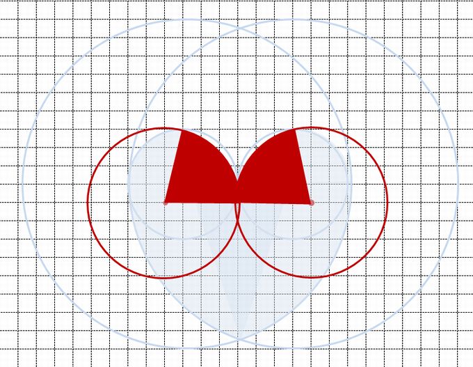 ハートの書き方 コンパスを使う方法 四季のメモノート