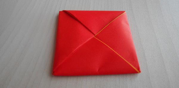 折り紙の座布団の折り方 四季のメモノート