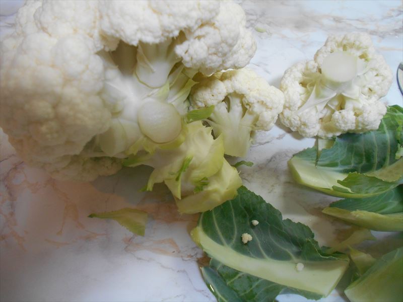 カリフラワーの茎は食べれる 切り方の紹介と簡単きんぴらの作り方 四季のメモノート